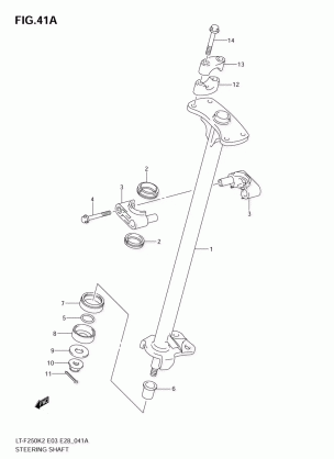 STEERING SHAFT (MODEL K4 / K5 / K6)