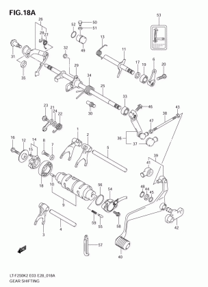 GEAR SHIFTING (MODEL K3 / K4 / K5 / K6)