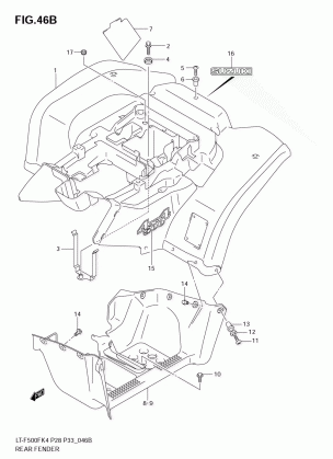 REAR FENDER (MODEL K7)