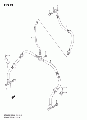 FRONT BRAKE HOSE