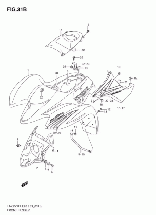 FRONT FENDER (MODEL K6)