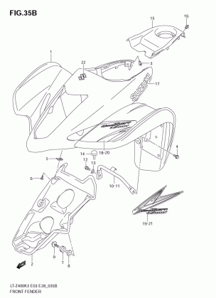 FRONT FENDER (MODEL K7)