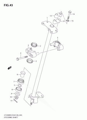 STEERING SHAFT (MODEL K3 / K4)