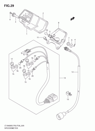 SPEEDOMETER (MODEL K3 / K4)