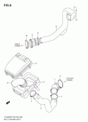 BELT COOLING DUCT