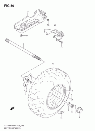 LEFT REAR WHEEL