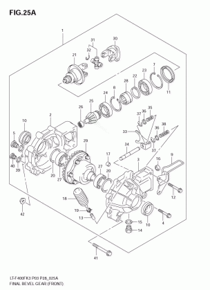 FINAL BEVEL GEAR (FRONT)(MODEL K4 / K5 / K6