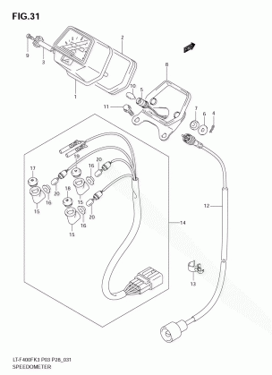 SPEEDOMETER (MODEL K3 / K4)