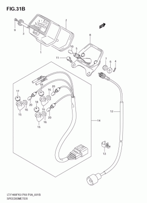 SPEEDOMETER (MODEL K6 / K7)