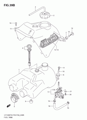 FUEL TANK (MODEL K5 / K6)