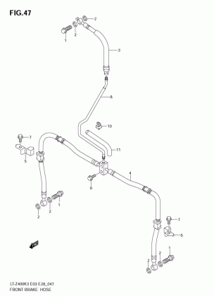 FRONT BRAKE HOSE