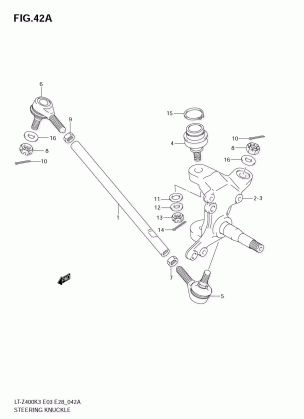 STEERING KNUCKLE (MODEL K5 / K6 / K7)