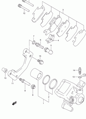 REAR CALIPER (MODEL K2)