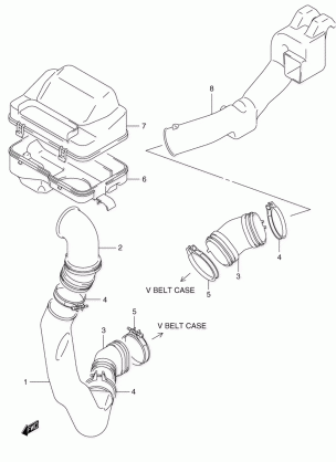 BELT COOLING DUCT