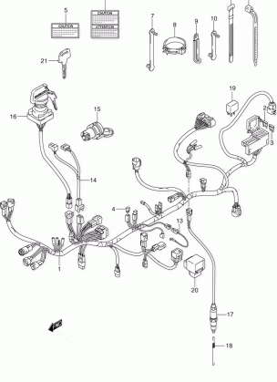 WIRING HARNESS (MODEL K3)