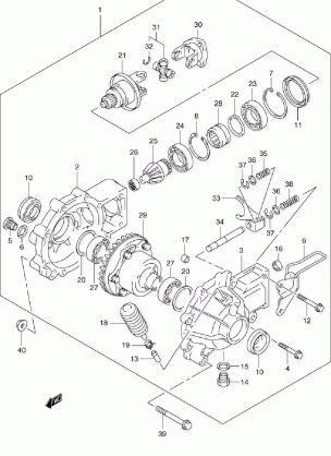 FINAL BEVEL GEAR (FRONT)