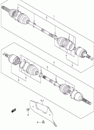 FRONT DRIVE SHAFT