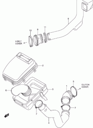 BELT COOLING DUCT