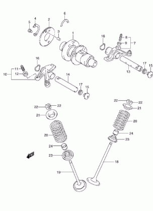 CAM SHAFT - VALVE