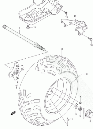 LEFT REAR WHEEL