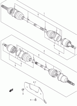 FRONT DRIVE SHAFT