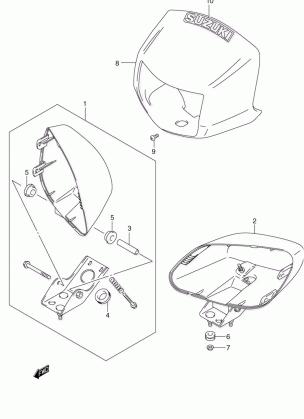 HEADLAMP HOUSING