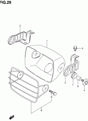 HEADLAMP HOUSING