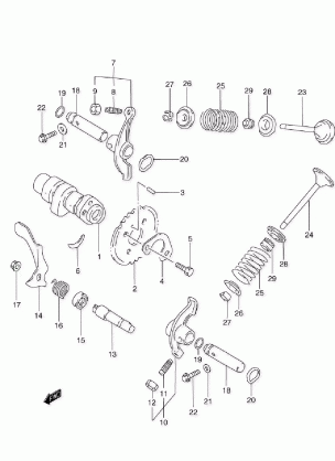 CAM SHAFT - VALVE