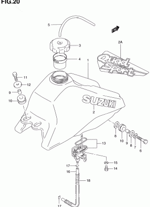 FUEL TANK (MODEL T / V / W / X / Y)