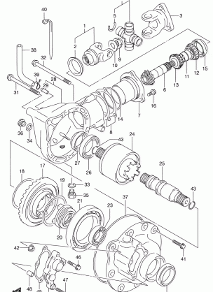 FINAL BEVEL GEAR (FRONT)(MODEL K1)