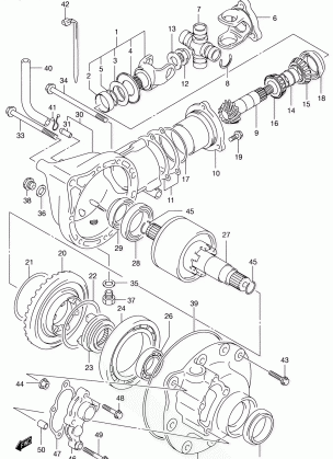 FINAL BEVEL GEAR (FRONT)(MODEL Y)