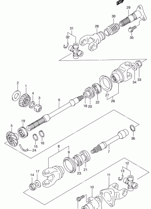 SECONDARY DRIVE (MODEL K1)