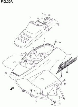 FRONT FENDER (MODEL K1)