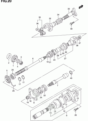 SECONDARY DRIVE (MODEL Y)