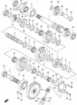 TRANSMISSION (2)(MODEL Y)