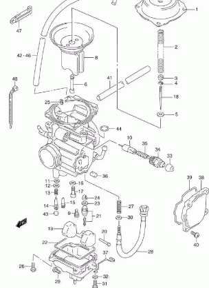 CARBURETOR (MODEL X)