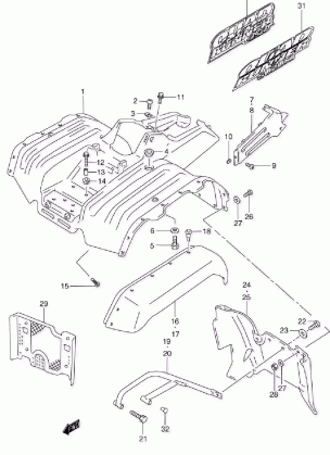 FRONT FENDER (MODEL K1 / K2)