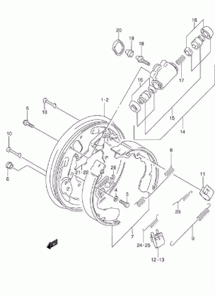 FRONT WHEEL BRAKE