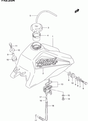 FUEL TANK (MODEL K1)