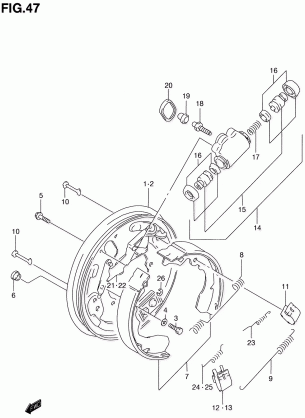 FRONT WHEEL BRAKE