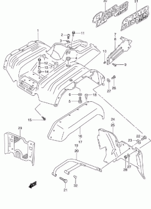 FRONT FENDER (MODEL X / Y)