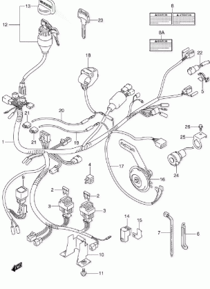 WIRING HARNESS (MODEL K1 / K2)