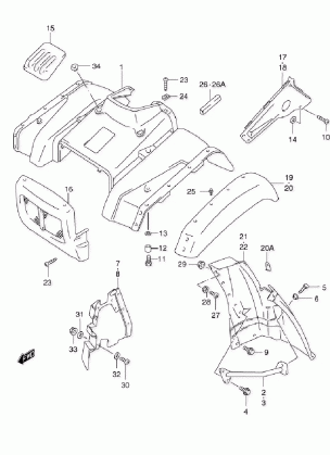 FRONT FENDER (MODEL K1 / K2)