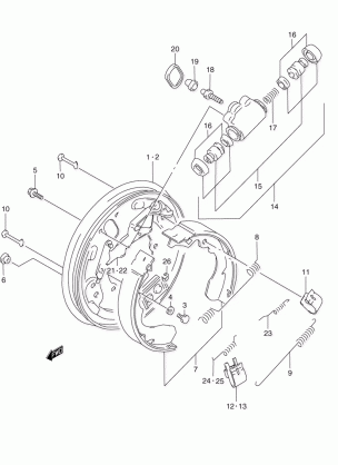 FRONT WHEEL BRAKE