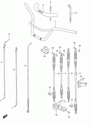 HANDLEBAR - CABLE