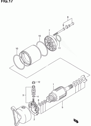 STARTING MOTOR (MODEL V / W / X)