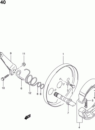 FRONT WHEEL BRAKE