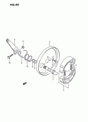 FRONT WHEEL BRAKE