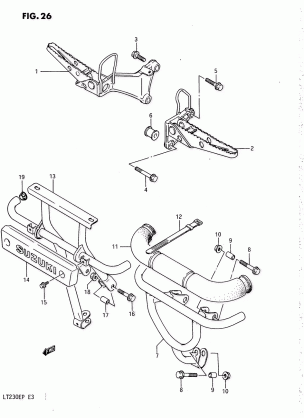 FOOTREST (MODEL H / J)