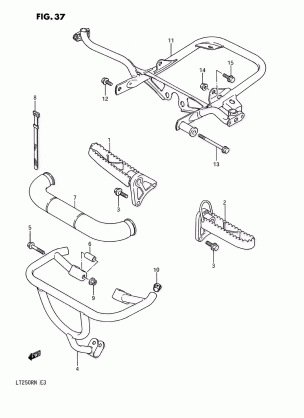 FOOTREST (MODEL H / J / K / L)